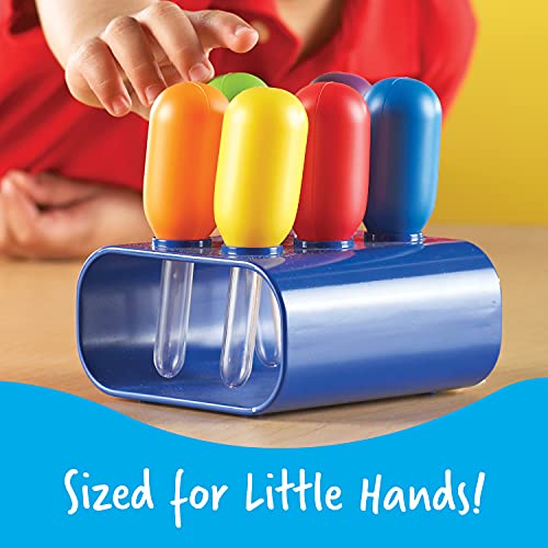 Learning Resources Contagocce jumbo con supporto Primary Science, pipette bambini, giochi causa effetto, motricità fine, 3 anni - immagine 5