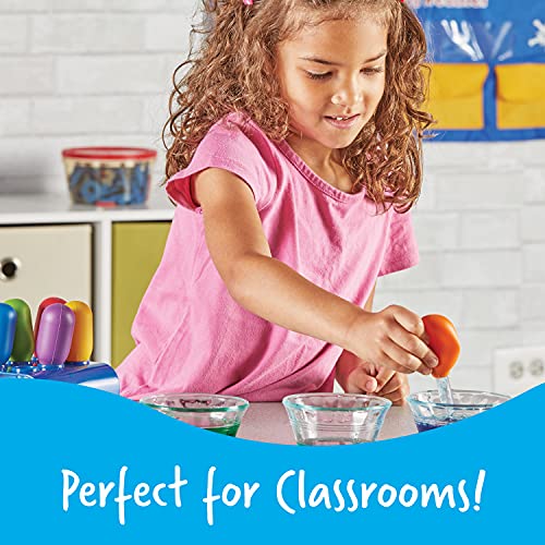 Learning Resources Contagocce jumbo con supporto Primary Science, pipette bambini, giochi causa effetto, motricità fine, 3 anni - immagine 6