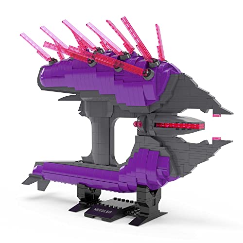 MEGA Construx Covenant Needler Collector Halo Infinite Construction Set, Building Toys for Kids, Colore, HDC30 - immagine 3