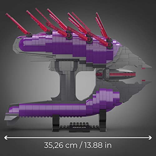 MEGA Construx Covenant Needler Collector Halo Infinite Construction Set, Building Toys for Kids, Colore, HDC30 - immagine 4