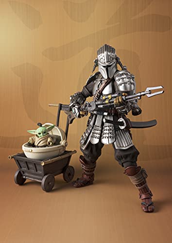 MERCHANDISING LICENCE 25ASW620934 Tamashi Nations-Star Wars: The Ronin Mandalorian & Grougu (Beskar Armor), Bandai Spirits MEISHO Movie Realization, 0, colorato, único - immagine 3