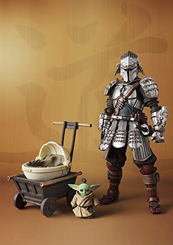 MERCHANDISING LICENCE 25ASW620934 Tamashi Nations-Star Wars: The Ronin Mandalorian & Grougu (Beskar Armor), Bandai Spirits MEISHO Movie Realization, 0, colorato, único - immagine 4