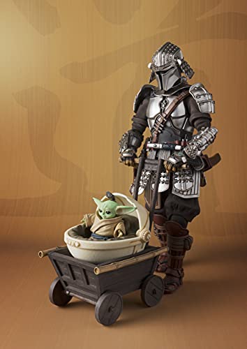 MERCHANDISING LICENCE 25ASW620934 Tamashi Nations-Star Wars: The Ronin Mandalorian & Grougu (Beskar Armor), Bandai Spirits MEISHO Movie Realization, 0, colorato, único - immagine 5