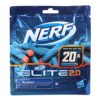 NERF Elite 2.0 20-Dart Refill Pack -- 20 Official Foam Darts Elite 2.0 Blasters -- Compatible with All Elite Blasters - immagine 4