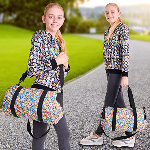 Pokemon Borsone Palestra - Borsa Piscina Bambino Bambina Borsone Da Viaggio con Tracolla Sacca Sport Calcio Idea Regalo Ragazzo Gadget Ufficiale (Multicolore) - immagine 3