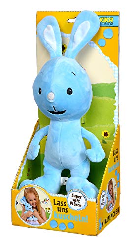 Simba KiKANiNCHEN Forma di Mascotte KIKA in Morbido Peluche, 35 cm, Colore Blu, 0, 109461014 - immagine 4