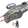 Star Wars Mission Fleet The Mandalorian The Child Razor Crest Outer Rim Run 6-cm-Scale Action Figure And Vehicle Set - immagine 3