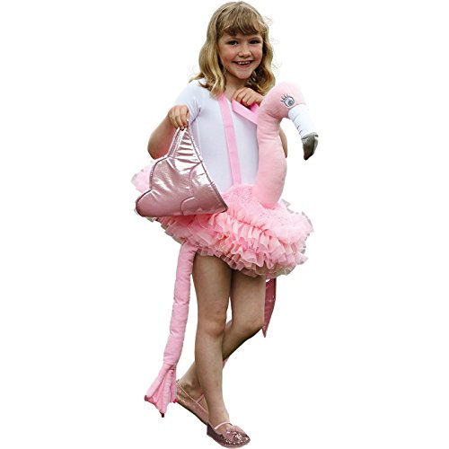Costume Carnevale Flamingo Travestimento Fenicottero Unisex PS