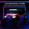 COSTWAY 12V Auto Elettrico per Bambini, Macchina Fuoristrada a 2 Posti, Macchina Elettrica con Luci Suoni, Regalo per Bambini 3-8 Anni, 118x74x71 cm - immagine 9