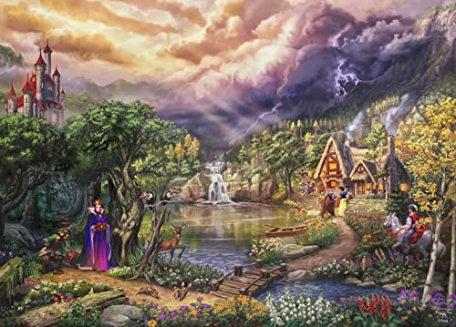 Ceaco – Thomas Kinkade – Disney – Regina del male – Puzzle da 1000 pezzi –  Giochi e Prodotti per l'Età Evolutiva