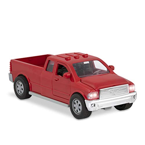 Driven by Battat Mid-Sized Pick-Up Truck Raccolta Medio rimorchio Staccabile, luci e Suoni – Camion e Giocattoli da Costruzione per Bambini dai 3 Anni in su, Colore Nylon/A, 0 - immagine 5