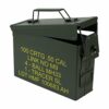 HMF 70001 Cassa per Le Munizioni in Stile Militare USA, Secchio Porta Munizioni, Scatola di Metallo, Verde, Dimensioni Diverse - immagine 4