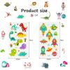 Habett Tatuaggi Temporanei per Bambini Set 60 Fogli Adesivi, Unicorno Dinosauro Spazio Pirata Animali, Regali Gratificanti per Ragazzi, Feste di Compleanno - immagine 3