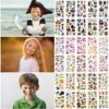 Habett Tatuaggi Temporanei per Bambini Set 60 Fogli Adesivi, Unicorno Dinosauro Spazio Pirata Animali, Regali Gratificanti per Ragazzi, Feste di Compleanno - immagine 7