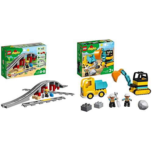 Lego duplo town 10990 cantiere edile con bulldozer, betoniera e gru  giocattolo, giocattoli per bambini con mattoncini grandi - Toys Center