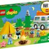 LEGO DUPLO Town Avventura in Famiglia sul Camper Van, Giocattoli Educativi per Bambini di 2 Anni con 4 Minifigure, 10946 - immagine 3