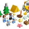 LEGO DUPLO Town Avventura in Famiglia sul Camper Van, Giocattoli Educativi per Bambini di 2 Anni con 4 Minifigure, 10946 - immagine 5