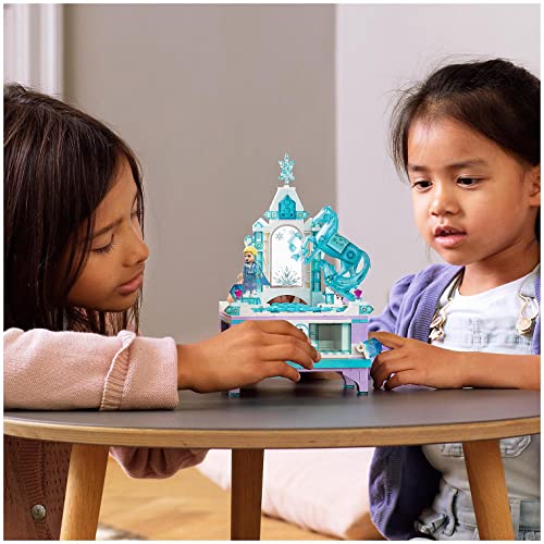 LEGO Disney Frozen II Il Portagioielli di Elsa con Mini-doll della Principessa Elsa e Figura di Nokk, Cassetto con Chiusura, Piattaforma Girevole, Giocattoli da Collezione per Bambini, 41168 - immagine 3