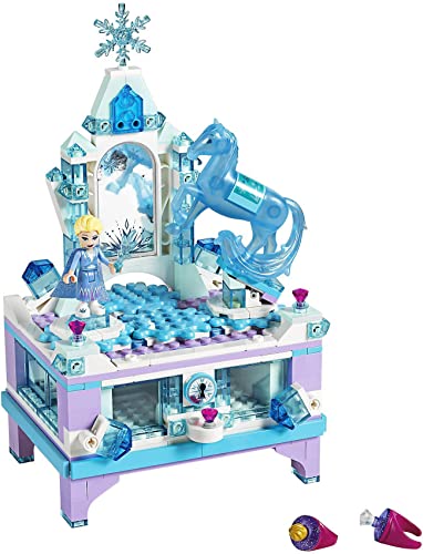 LEGO Disney Frozen II Il Portagioielli di Elsa con Mini-doll della Principessa Elsa e Figura di Nokk, Cassetto con Chiusura, Piattaforma Girevole, Giocattoli da Collezione per Bambini, 41168 - immagine 9