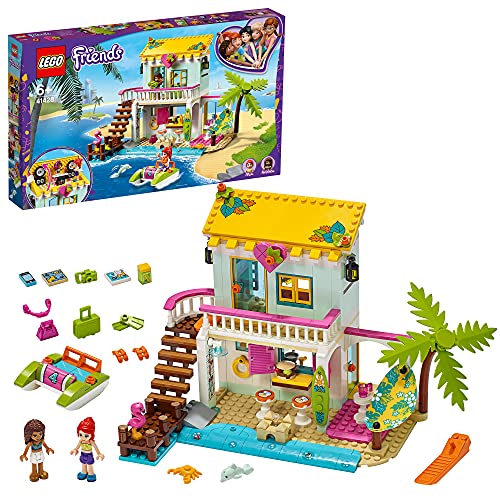 LEGO Friends Casa sulla Spiaggia con Pedalò e Mini Bamboline di Andrea e  Mia, Giocattoli per Bambini di 6+ Anni, 41428 – Giochi e Prodotti per l'Età  Evolutiva