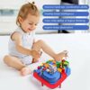 Umitive Pista Macchinine Giocattolo, Gioco di Avventura Auto, Città Salvare Auto Playset con Piste da Corsa, Giocattolo di Sviluppo Interattivi per Bambini 3 4 5 6 7 8 Anni (Small) - immagine 5