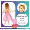 Amscan Kids costume Peppa Pig, Multicolore, 98 cm, 9908876 - immagine 5