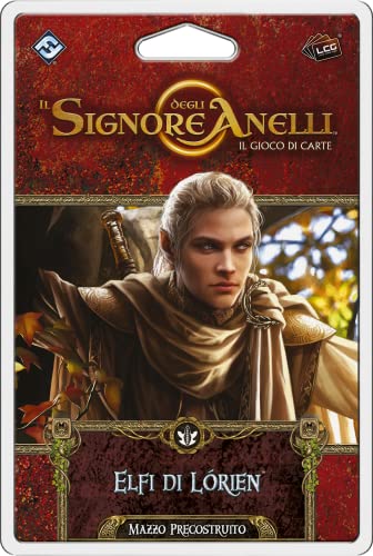 Asmodee - Il Signore degli Anelli, Il Gioco di Carte: Elfi di Lórien, Mazzo Precostruito, Edizione in Italiano, 10713