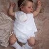 Bambole Reborn Femmina Silicone Originali Sembra un vero Bambino con gli occhi chiusi bambolotti realistica Baby Dolls Regali per Ragazzi - immagine 5