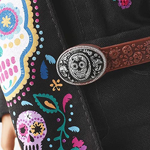 Barbie Bambola Ken Dia de Muertos con Vestiti e Dettagli Realistici, da Collezione, Giocattolo per Bambini 6+ Anni, GXL26 - immagine 6