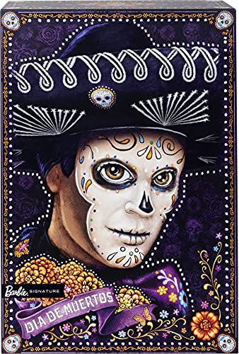 Barbie Bambola Ken Dia de Muertos con Vestiti e Dettagli Realistici, da Collezione, Giocattolo per Bambini 6+ Anni, GXL26 - immagine 7