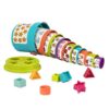 Battat – Stapelturm und Formensortierspiel 2-TLG. Set – Motorik und Lernspielzeug für Kinder ab 1 Jahr mit Buchstaben, Zahlen und Formen - immagine 4
