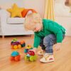 Battat - Mini Monster Trucks – Set di 6 mini camion per bambini in borsa di stoccaggio per 2 anni in su - immagine 3