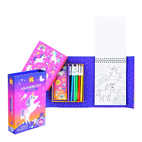 Bertoy 3760237 - Set da colorare, motivo: unicorno magico, 60237