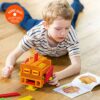 Bioblo Mini Box Rusty-Robo con 40 Blocchi da Costruzione | Blocchi da Costruzione sostenibili per Bambini da 3 Anni | Blocchi da Costruzione in Legno per Bambini - immagine 3