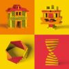 Bioblo Mini Box Rusty-Robo con 40 Blocchi da Costruzione | Blocchi da Costruzione sostenibili per Bambini da 3 Anni | Blocchi da Costruzione in Legno per Bambini - immagine 4