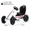 COSTWAY Gokart a Pedali per Bambini, Macchina Cavalcabile, Sedile Regolabile, Freno a Mano, 3-8 Anni - immagine 8