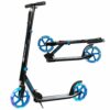 COSTWAY Scooter Monopattino Altezza Regolabile, Ruote Luminose, per Bambini e Adulti, Capacità di Carico 100kg, Alluminio, 10+ Anni