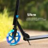COSTWAY Scooter Monopattino Altezza Regolabile, Ruote Luminose, per Bambini e Adulti, Capacità di Carico 100kg, Alluminio, 10+ Anni - immagine 10
