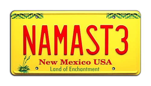 Celebrity Machines Better Call Saul | Namaste | Metal Stamped License Plate