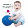 Edushape - Ed 705 179 - Gioco della Palla - Palle sensoriali - Random Modello di 4 - immagine 9