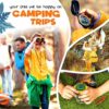 Felly Binocolo Bambini, Giochi Bambini 4 5 6 + Anni, Giocattoli per Avventurose Esplorazioni della Natura per Bambino, Avventure all’Aperto per Bambino, Fischio, Lente d'Ingrandimento, Bussola - immagine 4