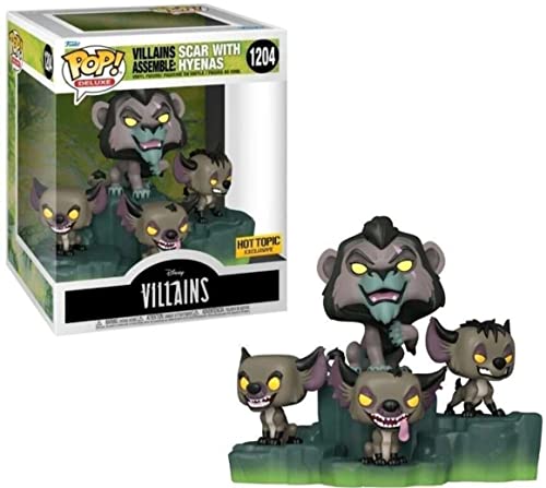 Funko Moments Disney The Lion King Pop! Deluxe Scar with Hyenas Vinyl Figure Hot Topic Exclusive #1204