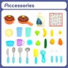 Giocattolo del lavandino della cucina,Giocattolo da Cucina Multifunzionale,Set Giocattolo per Lavello con Rubinetto Elettrico Aggiornato,Giocattoli educativi intelligenti per bambini 3 ai 6 Anni - immagine 3