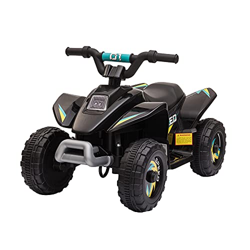 HOMCOM Quad Elettrico per Bambini da 3-5 Anni con Batteria Ricaricabile 6V,  Velocità 2.8-4.6km/h, Funzione Avanti e Indietro, 72x40x45.5cm - Giochi e  Prodotti per l'Età Evolutiva