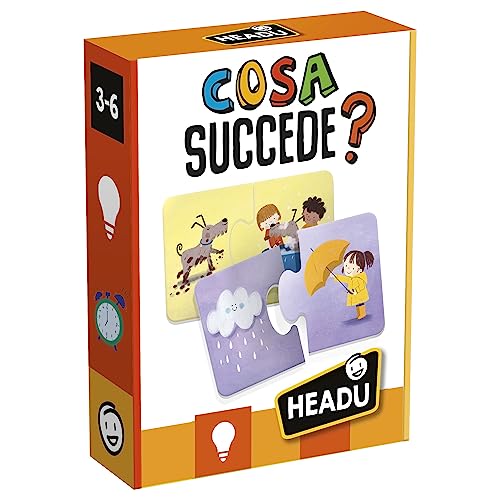 Headu Cosa Succede? Comprendere Le Relazioni It52361 Gioco Educativo Per Bambini 3-6 Anni Made In Italy