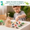 Jokooan Dino Eggs, Uova Dinosauro Scavation Kit Uovo di Pasqua Giocattoli per Bambini Uovo di Dinosauro Fossile Archeologia Scienza STEM Giocattoli Montessori - immagine 4