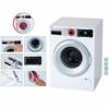 Klein Theo 9213 Bosch Lavatrice Quattro programmi di Lavaggio e rumori Originali Funziona con e Senza Acqua Giocattolo per Bambini a Partire da 3 Anni - immagine 3