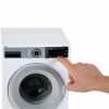 Klein Theo 9213 Bosch Lavatrice Quattro programmi di Lavaggio e rumori Originali Funziona con e Senza Acqua Giocattolo per Bambini a Partire da 3 Anni - immagine 6