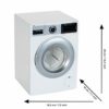 Klein Theo 9213 Bosch Lavatrice Quattro programmi di Lavaggio e rumori Originali Funziona con e Senza Acqua Giocattolo per Bambini a Partire da 3 Anni - immagine 9
