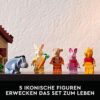 LEGO 21326 Ideas LEGO Disney Set per adulti Winnie the Pooh, Display House, Eeyore LEGO Minifigure, Piglet Minifigure - immagine 7